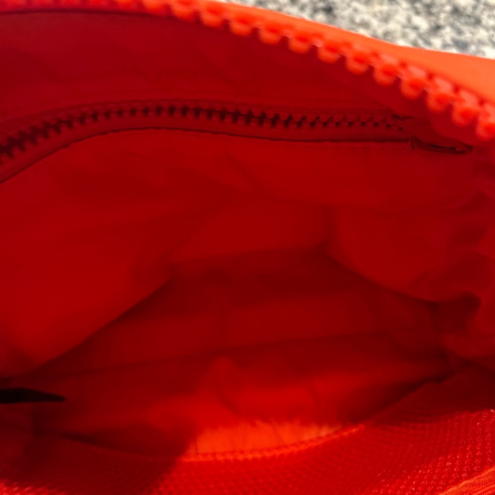 Dagne Dover Micah Bright Orange Crossbody with Front Zip Pocket EUC - Picture 12 of 16